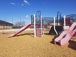 Silent bid auction on old playground equipment
